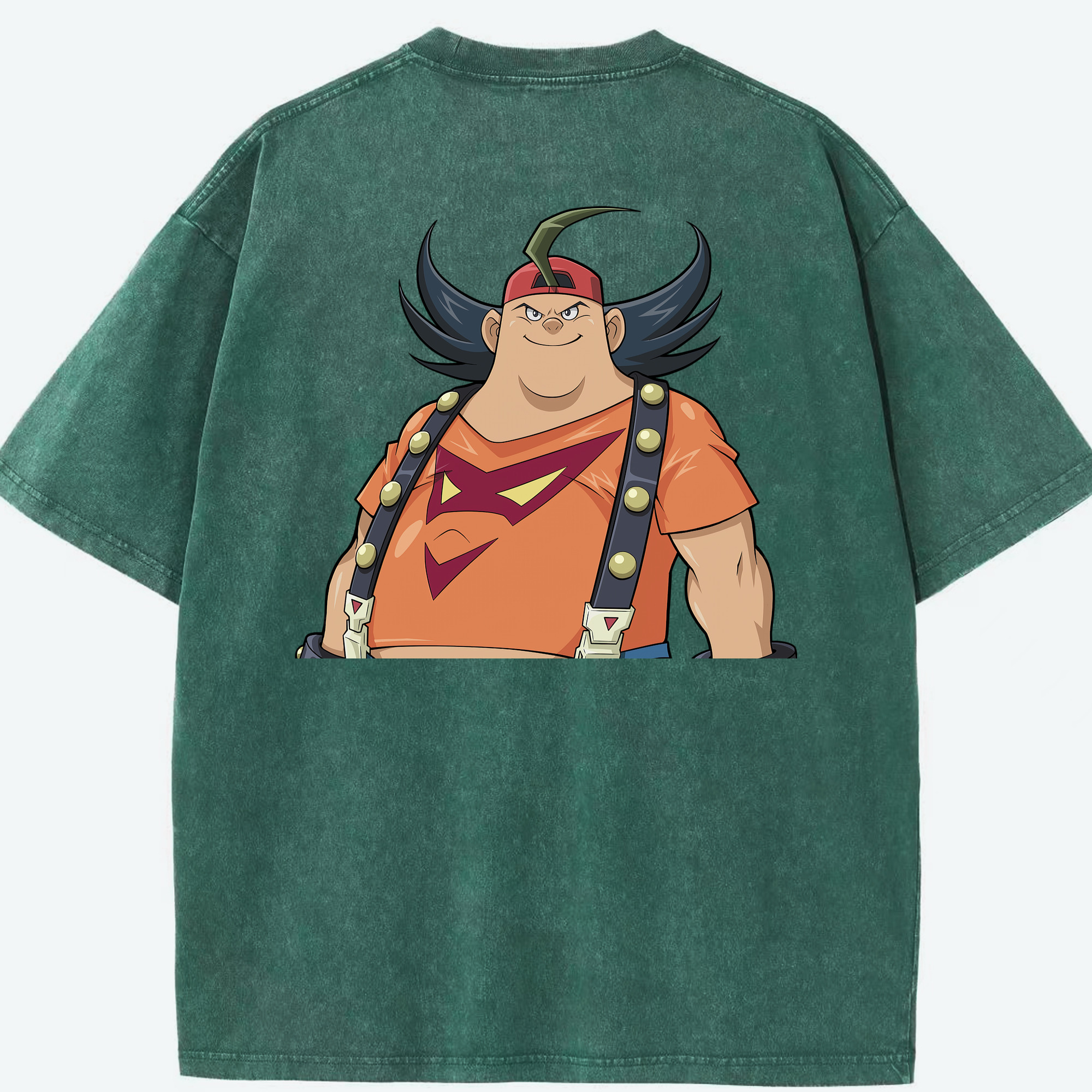（画像用） 遊☆戯☆王 Yu-Gi-Oh! 綿100% ヴィンテージ風 半袖Tシャツ（背面プリント）